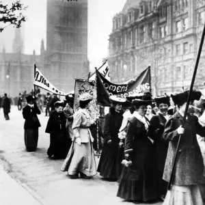 Suffragette Demonstration Print, London 1906 Suffragette Demonstration Print, London 1906