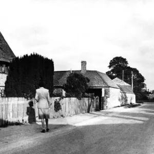 Sulgrave Village Print Circa 1945