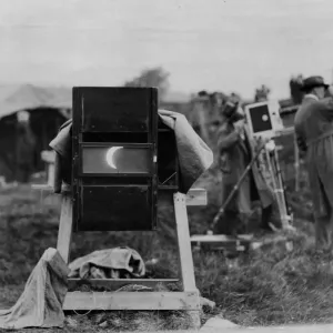 The sun through the large camera, Giggleswick. 30th June 1927 The sun through the large camera, Giggleswick. 30th June 1927