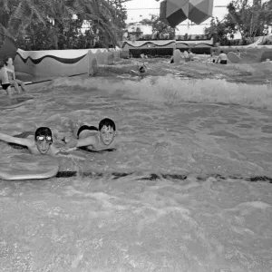 The Suncentre, Rhyl, Europes first indoor surfing pool, attracting thousands of families The Suncentre, Rhyl, Europes first indoor surfing pool, attracting thousands of families