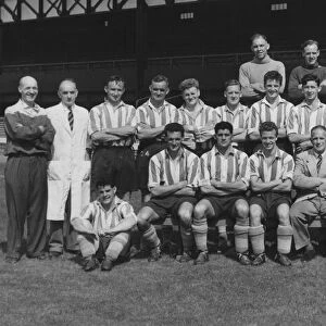 Sunderland AFC August 1953. Jimmy Cowan, Ted McNeill, Mapson