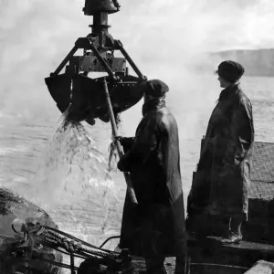 Print of a sunken Armada Galleon lifting stones Print of a sunken Armada Galleon lifting stones