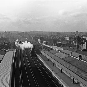 Surbiton railway station November 1938 Surbiton railway station November 1938