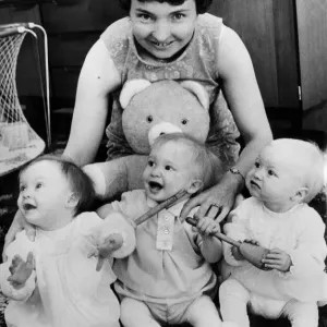 Sextuplets of Mrs Norman Thorns Print, 30th September 1969