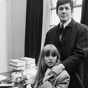 Susan George and Charles Bronson during filming together - 19th February 1969