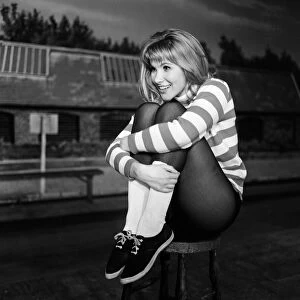 Susan Hampshire during rehearsals for the big dance routines in the new musical film