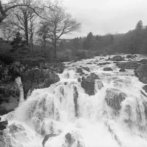 Swallow Falls Bettws-y-Coed. North Wales May 1932