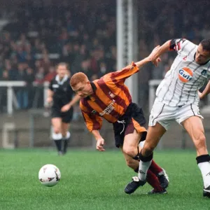 Swansea 2 - 0 Bradford, League Division Two match held at Vetch Field. 7th October 1995 Swansea 2 - 0 Bradford, League Division Two match held at Vetch Field. 7th October 1995