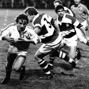Swansea's Alan Williams Evades Graham Price Print (1989)