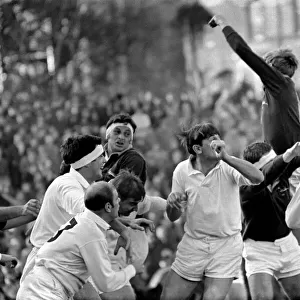 Swansea v. South Africa. Action from the match. November 1969 Z11069-010