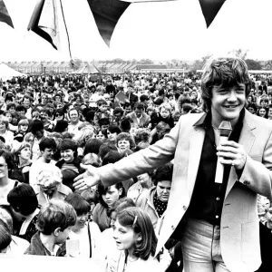 Swap-shop star Keith Chegwin entertained the crowd at the YMCA gala event at Herrington