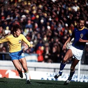 Sweden v Brazil World Cup 1978 football Zico Brazil