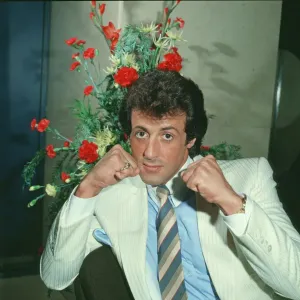 Sylvester Stallone, Actor in a photo shoot for The Daily Record in 1982