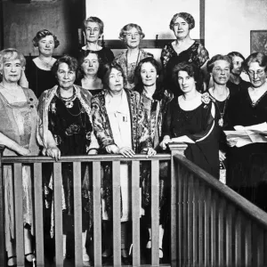 Sylvia Pankhurst at Suffragette Dinner Print, 1928 Sylvia Pankhurst at Suffragette Dinner Print, 1928