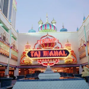 Taj Mahal Print, Atlantic City Casino, April 1990