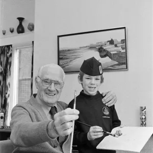Talented young Mirfield artist Steven Stanley had a brush with Life At The Top today Talented young Mirfield artist Steven Stanley had a brush with Life At The Top today