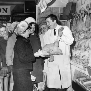 Talking turkey in the market... but which one? The slip of paper on the back of this Talking turkey in the market... but which one? The slip of paper on the back of this