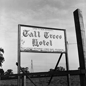 Tall Trees Hotel and Nightclub in Yarm. 1971