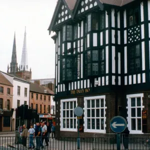 The Tally Ho pub in Coventry, which is to be a new nightclub. 21st July 1993 The Tally Ho pub in Coventry, which is to be a new nightclub. 21st July 1993