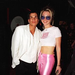 Tamara Beckwith with Peter Andre at the after party of the premiere of the film