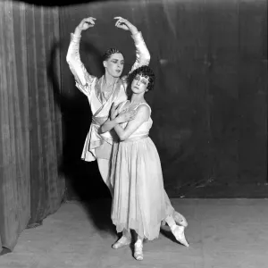 Tamara Karsavina and Keith Lester Royal Opera House Print 1928 Tamara Karsavina and Keith Lester Royal Opera House Print 1928