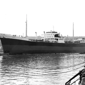 The tanker Canto after its launch from the Vickers-Armstrongs Naval Yard in 1958 The tanker Canto after its launch from the Vickers-Armstrongs Naval Yard in 1958