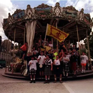 The Tartan Army, in Bordeaux, France, ahead of Scotland The Tartan Army, in Bordeaux, France, ahead of Scotland