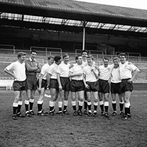 Team group shot of Tottenham Hotspur 1962. Peter Baker Les Alan Maurice Norman