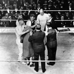 Teddy Baldock Boxer receiving belt from Lord Lonsdale - 16th May 1929