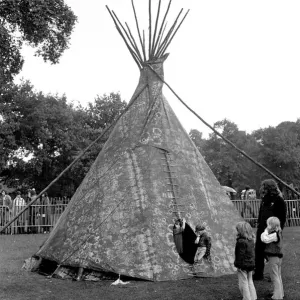 Teepee at Free Hyde Park Pop Festival featuring Canned Heat