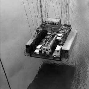 The Tees Transporter Bridge in Action Print, Middlesbrough 1962 The Tees Transporter Bridge in Action Print, Middlesbrough 1962