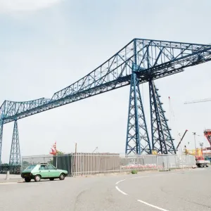 Tees Transporter Bridge, Middlesbrough, 17th July 1989 Tees Transporter Bridge, Middlesbrough, 17th July 1989
