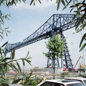Tees Transporter Bridge, Middlesbrough, 17th July 1989 Tees Transporter Bridge, Middlesbrough, 17th July 1989