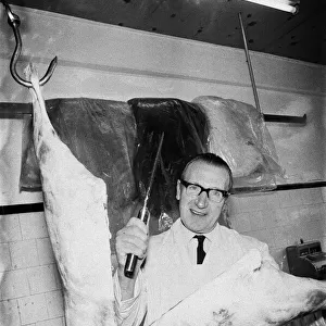 Teesside Butchers, 53 years a butcher, Circa 1972