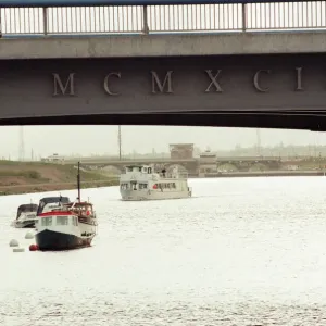 Teesside Princess, basada en el río Tees en Stockton, primer viaje hacia arriba del Tees.