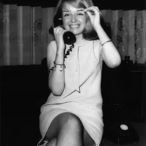 Telephone girl Anne Hunt, 22, from Belfast, General Post Office Personality Girl of