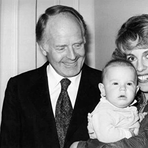 Television presenter Esther Rantzen and husband Des Wilcox with their youngest child