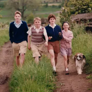The Famous Five at Beamish Open Air Museum Print, 5 May 1995 The Famous Five at Beamish Open Air Museum Print, 5 May 1995