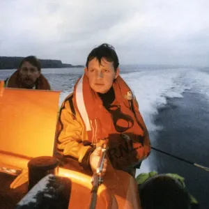 Tenby lifeboatman Philip Wilson. Circa 1991 Tenby lifeboatman Philip Wilson. Circa 1991