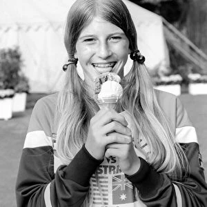 Tennis player Andrea Jaeger. June 1980 80-3060-001