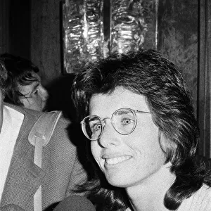 Tennis player Billie Jean King pictured at the Women
