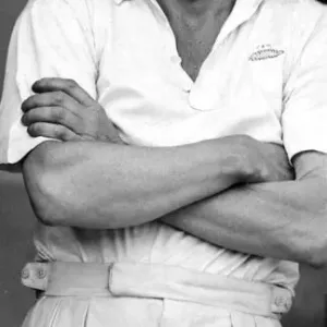 Tennis player, C Malfroy, New Zealand tennis player of the 1930s Tennis player, C Malfroy, New Zealand tennis player of the 1930s