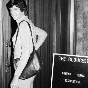 Margaret Court at WTA Meeting Print, 21st June 1973