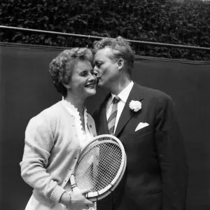 Vintage Tennis Wedding Print of Miss Violette Rigollet Vintage Tennis Wedding Print of Miss Violette Rigollet