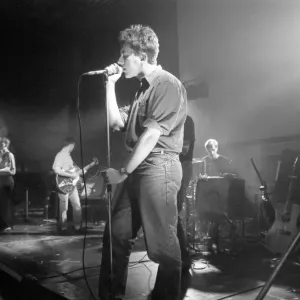 Terry Hall and The Colourfield performed on stage at Coventry Lanchester Polytechnic in Terry Hall and The Colourfield performed on stage at Coventry Lanchester Polytechnic in