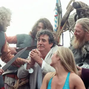 Terry Jones on location for Erik the Viking. 9th September 1989 Terry Jones on location for Erik the Viking. 9th September 1989