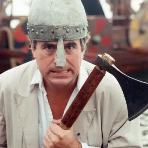 Terry Jones on location for Erik the Viking. 9th September 1989 Terry Jones on location for Erik the Viking. 9th September 1989
