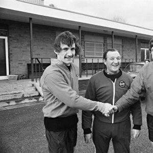 Terry McDermott, new Liverpool signing, reports for training at Melwood