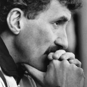 Terry McDermott, Newcastle United Assistant Manager at Prenton Park, 28th February 1993 Terry McDermott, Newcastle United Assistant Manager at Prenton Park, 28th February 1993