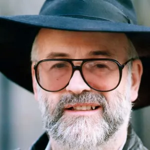 Terry Pratchett, an English author of fantasy novels. 3rd December 1992 Terry Pratchett, an English author of fantasy novels. 3rd December 1992